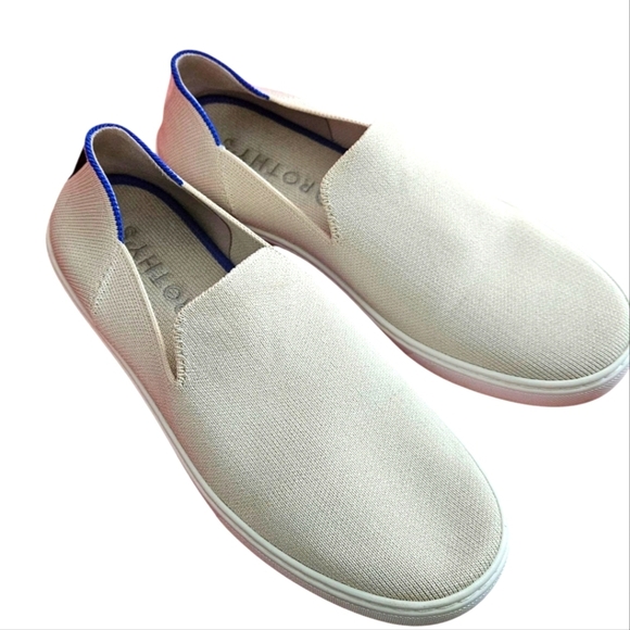 Rothys The Original Slip On light gray sneakers size 8.5 - Picture 1 of 9